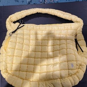 FP Movement by Free People Yellow Quilted Shoulder Bag